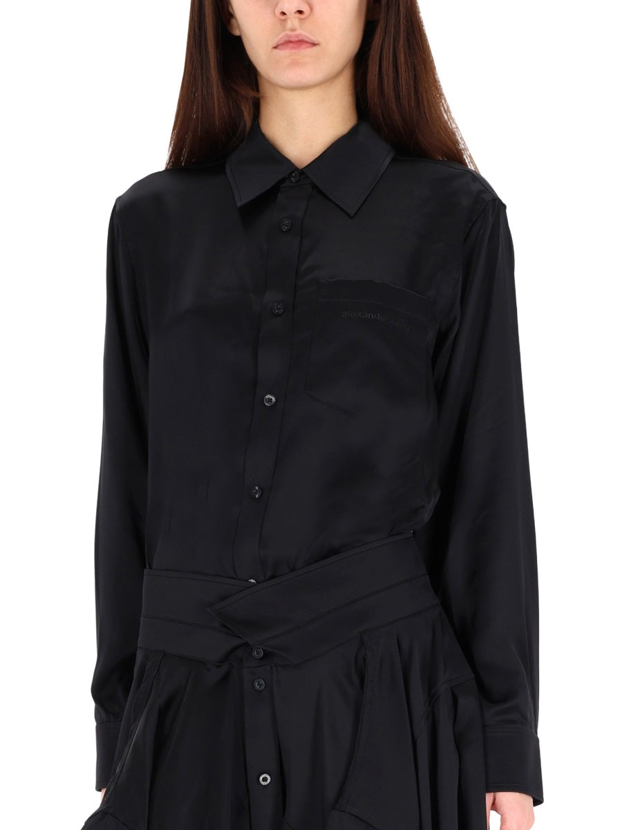 ALEXANDERWANG.T Silk Mini Dress