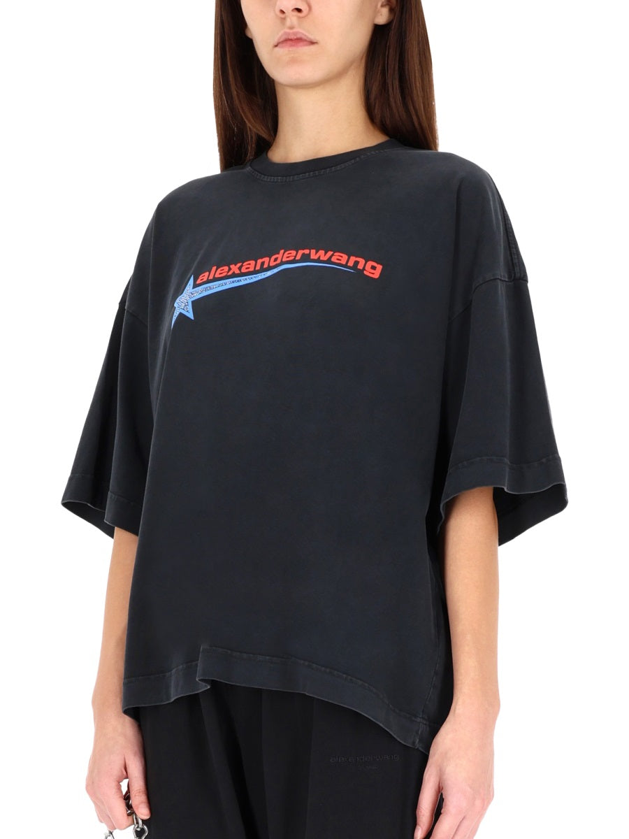 ALEXANDER WANG Cotton T-Shirt for Women - FW25 Collection