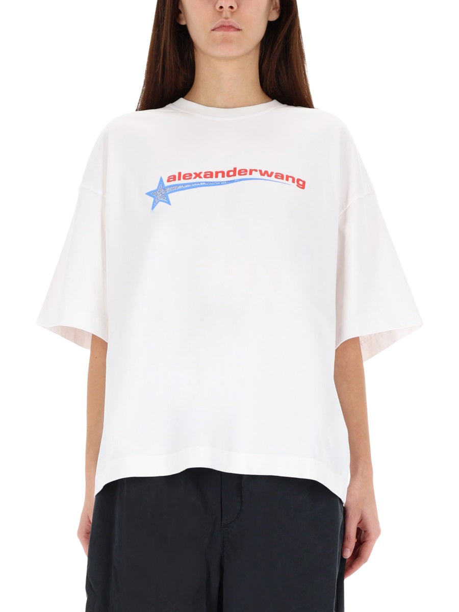 ALEXANDER WANG Classic Cotton T-Shirt for Women