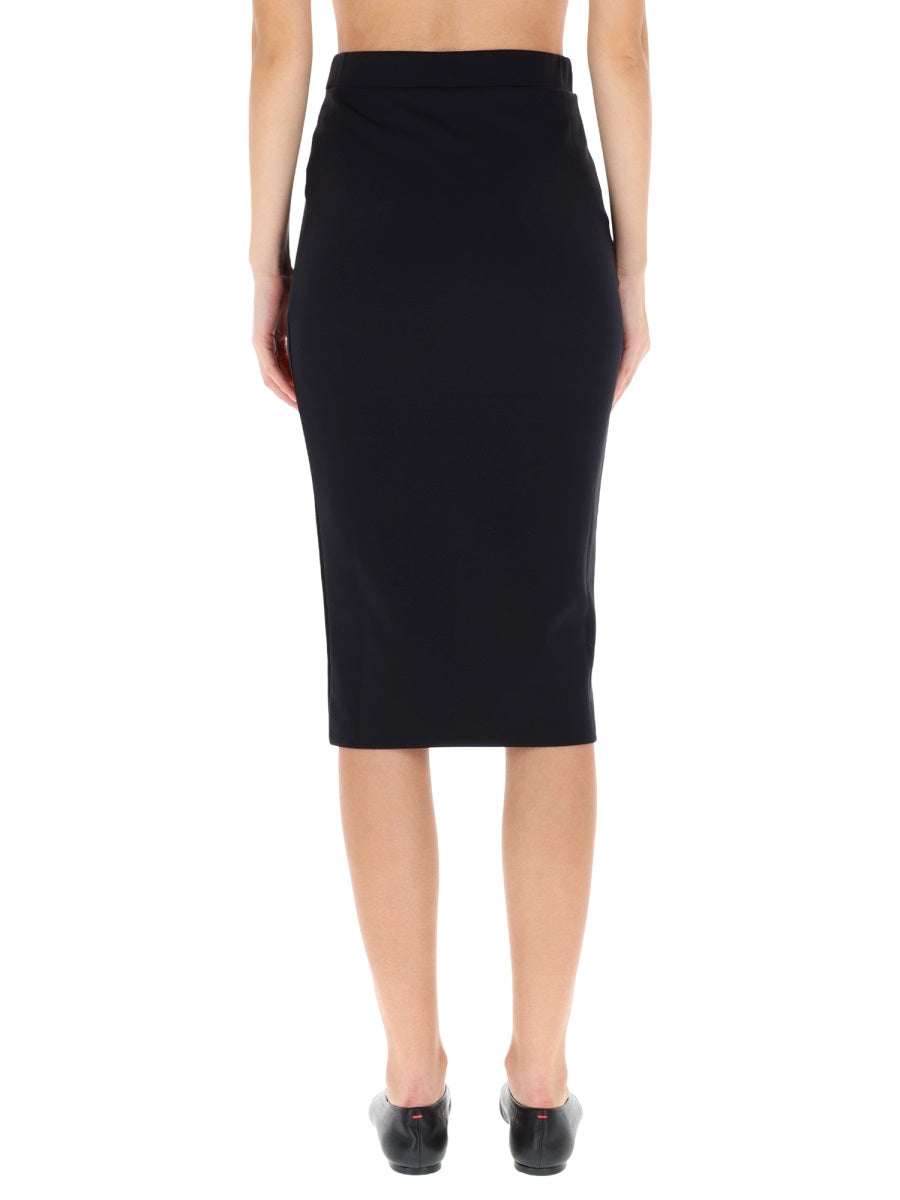 OFF-WHITE MIDI SKIRT WITH LOGO - Size 38