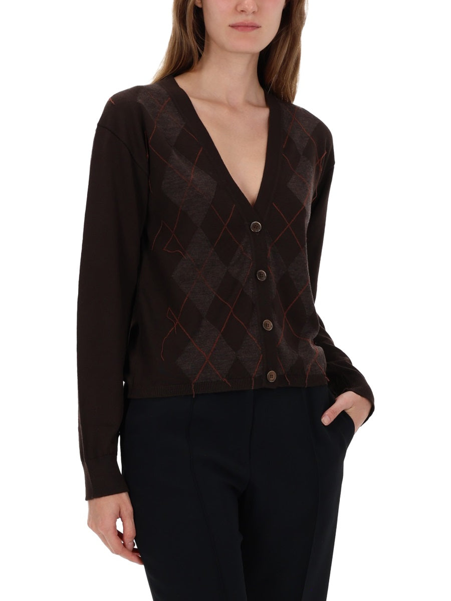OUR LEGACY Argyle Knit Sweater - Women’s FW25 Collection