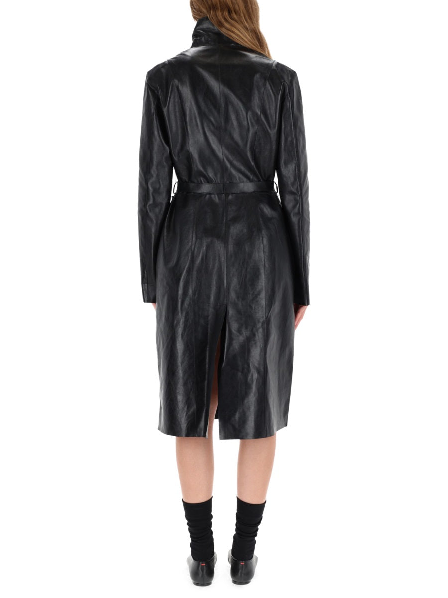 OUR LEGACY Elegant Calfskin Trench Coat for Women - FW25