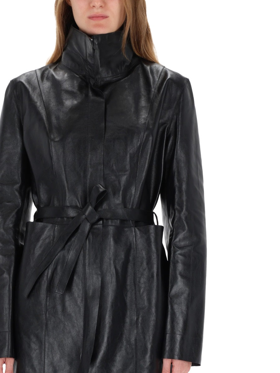 OUR LEGACY Elegant Calfskin Trench Coat for Women - FW25