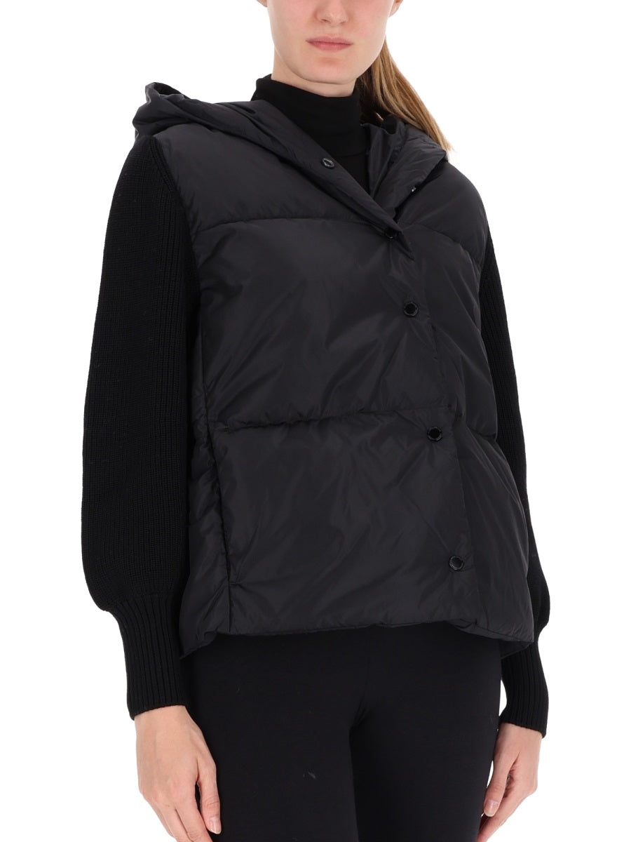 CANADA GOOSE Women's Essential Sweatshirt with Knit Sleeves