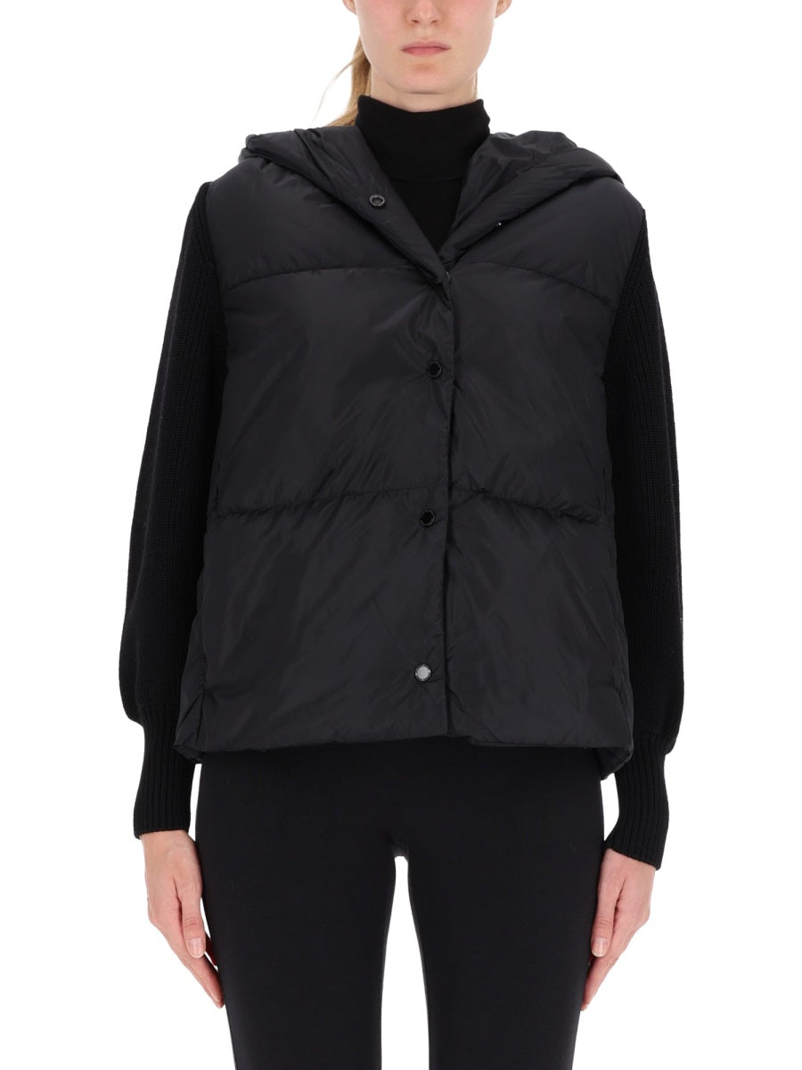 CANADA GOOSE Women's Essential Sweatshirt with Knit Sleeves