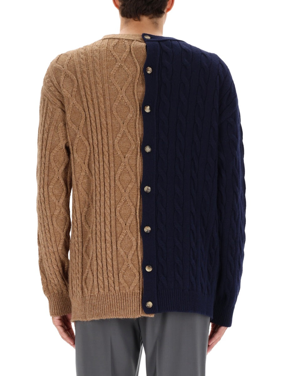 MOSCHINO Cozy Alpaca Blend Sweater for Men - Fall/Winter 2025