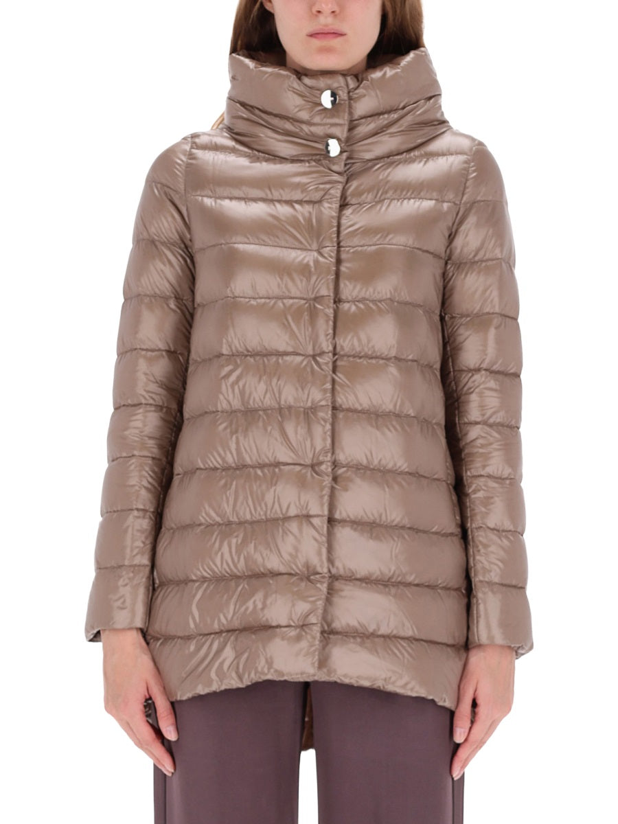 HERNO A-Shape Amelia Down Jacket - Size 40