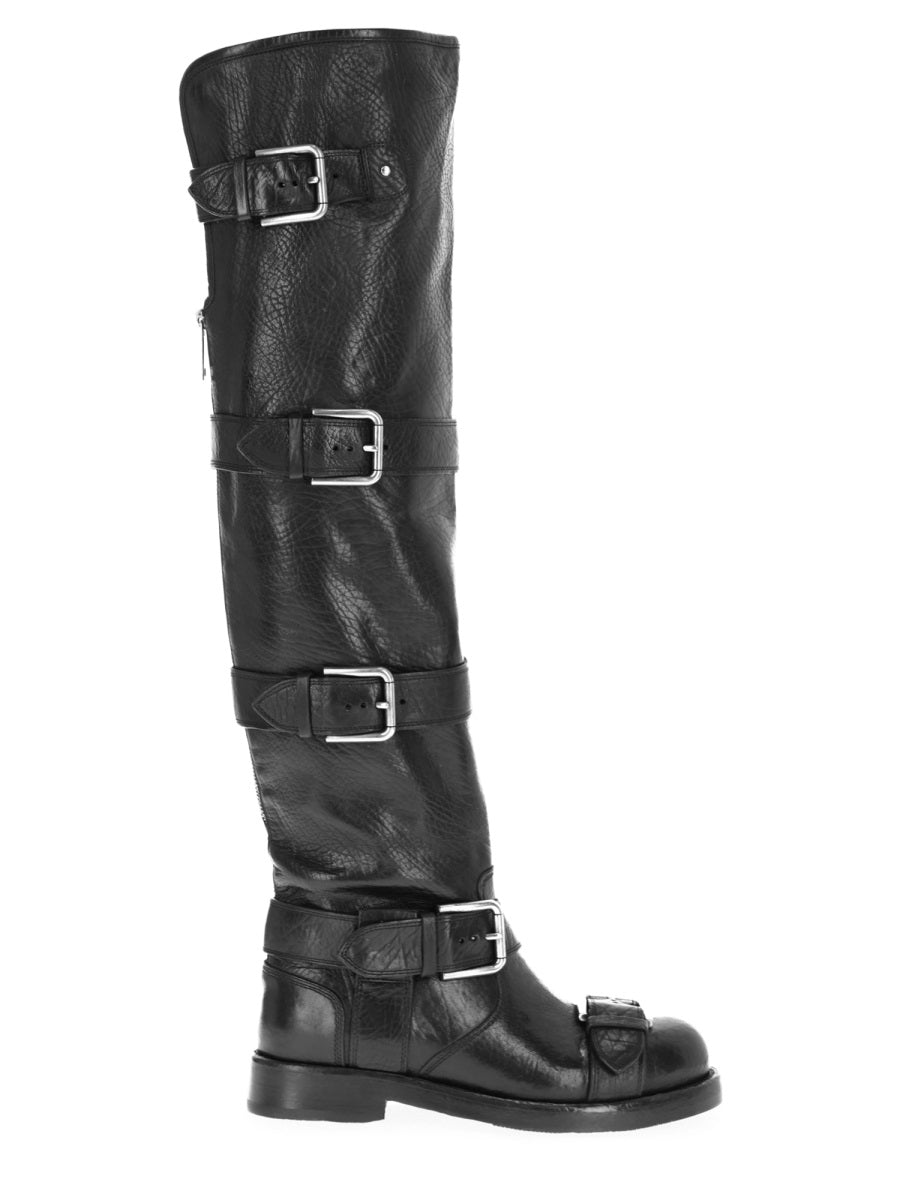 DOLCE & GABBANA Luxury Leather Women's Boots
