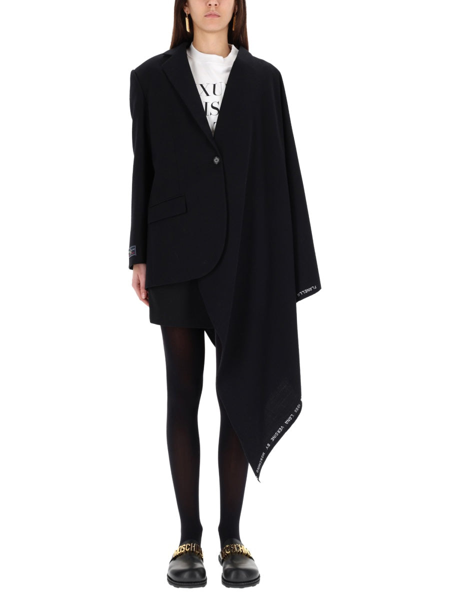 MOSCHINO Elegant Virgin Wool Jacket for Women