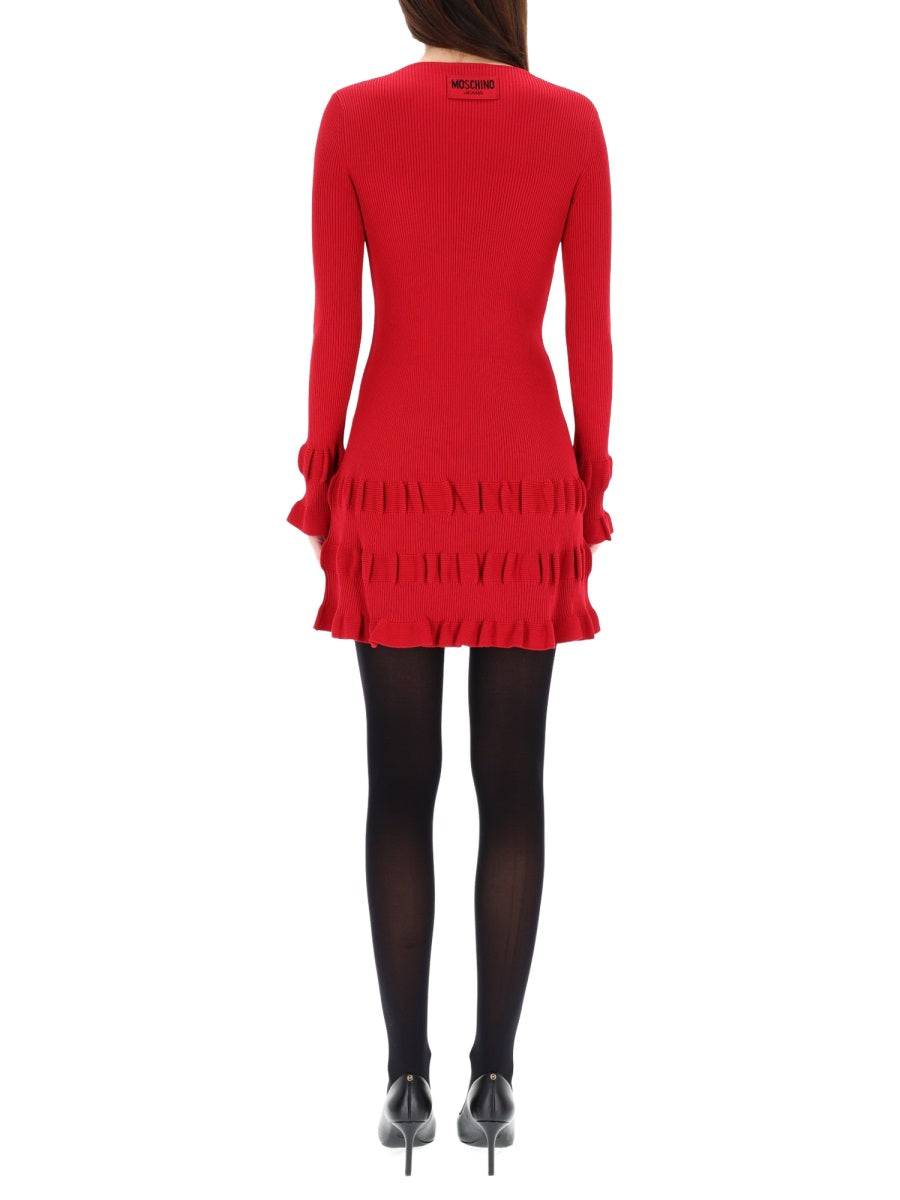 MOSCHINO JEANS Chic Women's Mini Dress for FW25