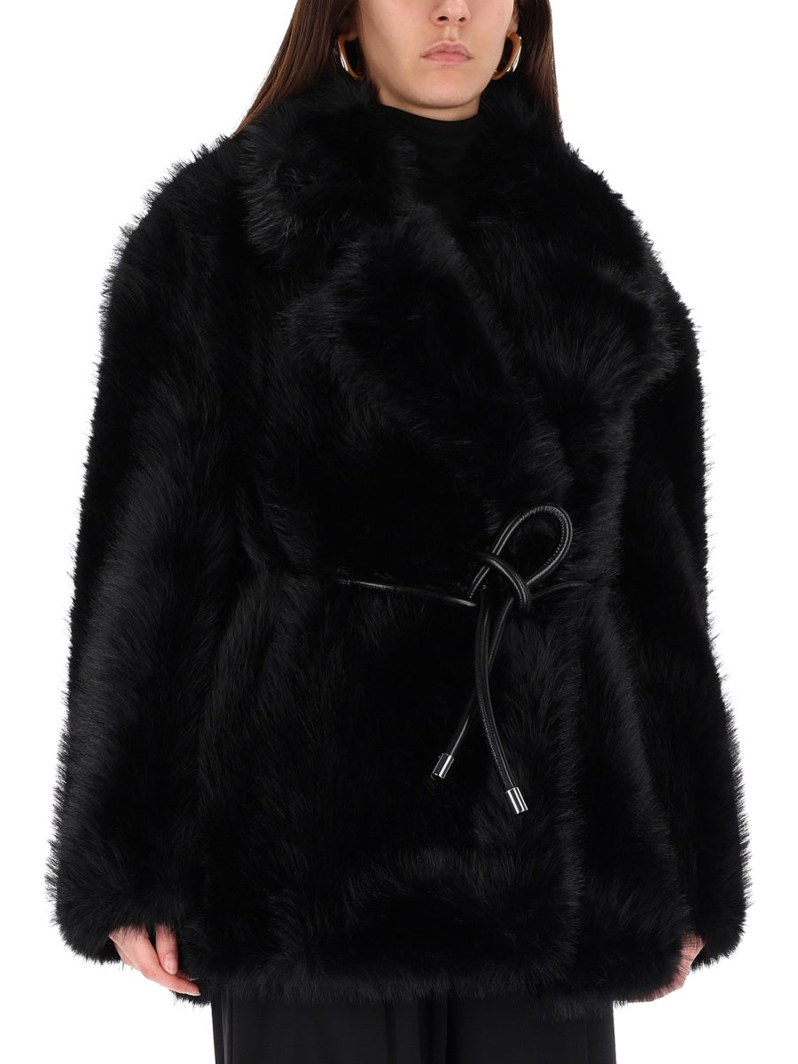 SPORTMAX Ecofur Mini Jacket - Size S