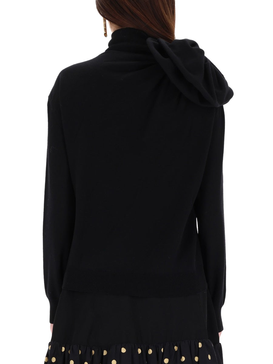 MOSCHINO Elegant Virgin Wool Sweater for Women - FW25 Collection