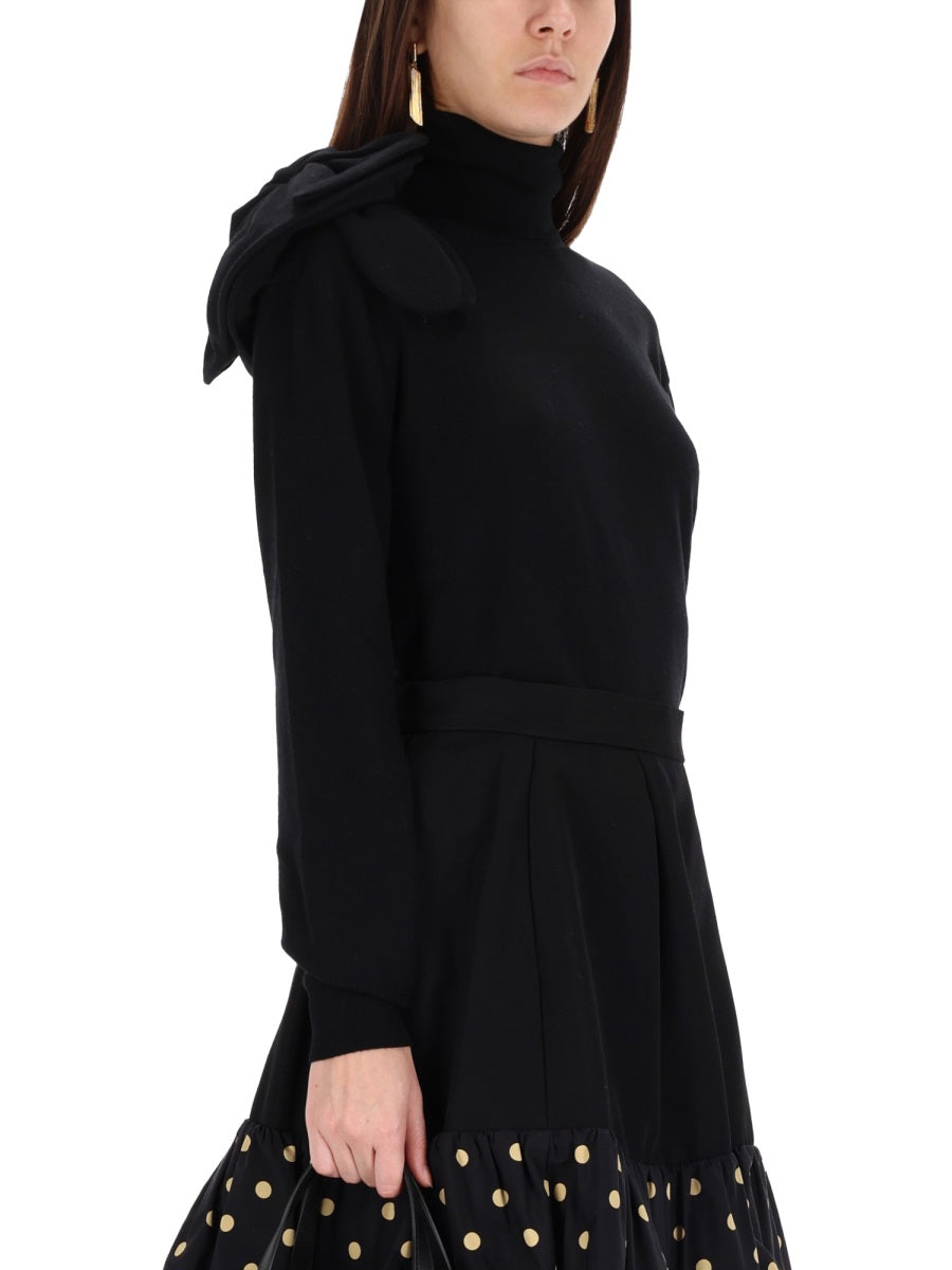 MOSCHINO Elegant Virgin Wool Sweater for Women - FW25 Collection