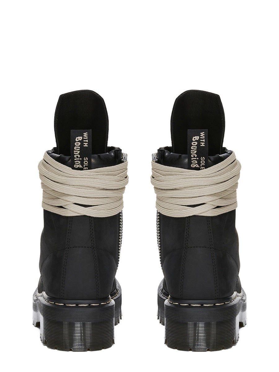 DR. MARTENS X RICK OWENS Quad Sole Steel Toe Boot for Women