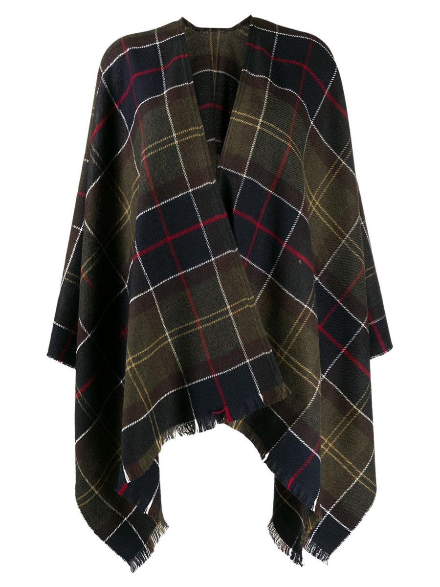 BARBOUR Regular Fit Tartan Cape