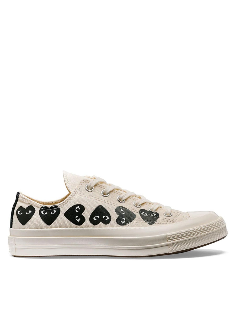 COMME DES GARCONS PLAY CONVERSE Classic Chuck 70 Multi Hearts Sneaker