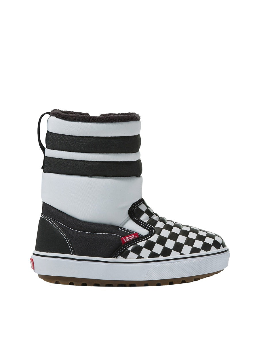 VANS Kids' Slip-On Checkered Snow Boots