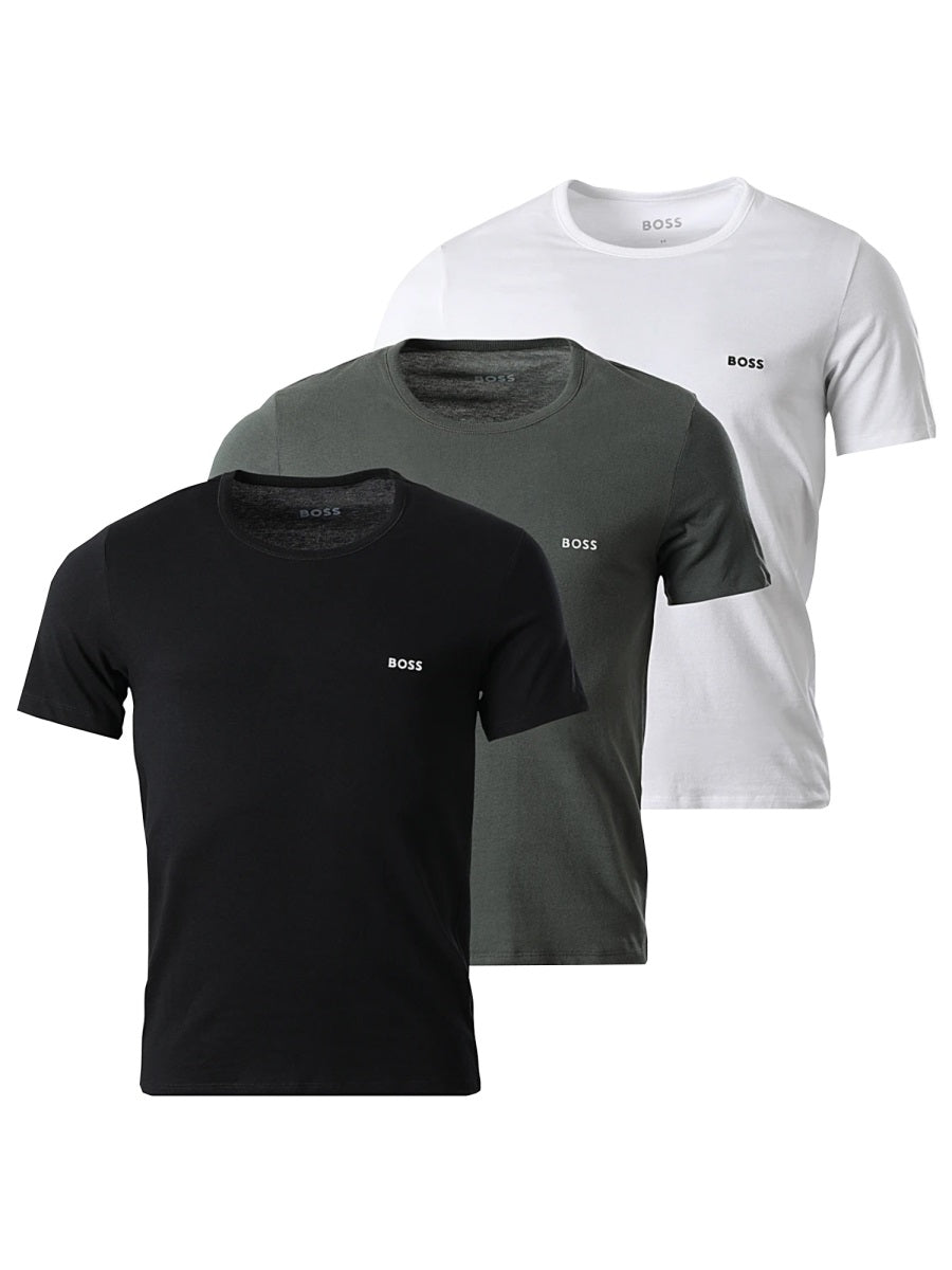 BOSS 3-Pack Logo T-Shirt Set - Regular Fit