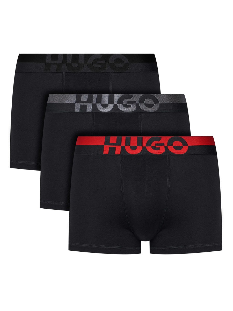 HUGO 3-Pack Logo Boxer Shorts
