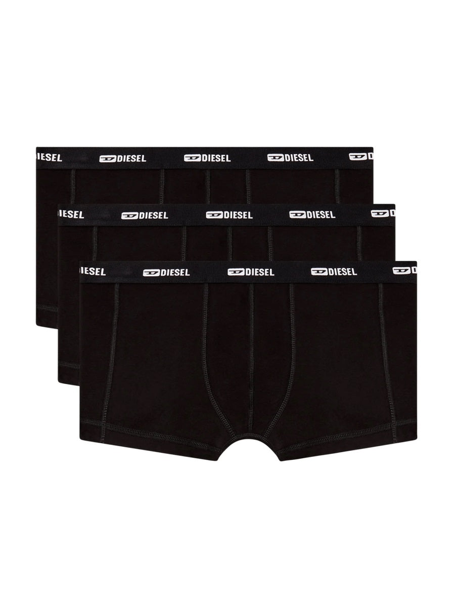 DIESEL 3-Pack Logo Boxer Briefs for Men