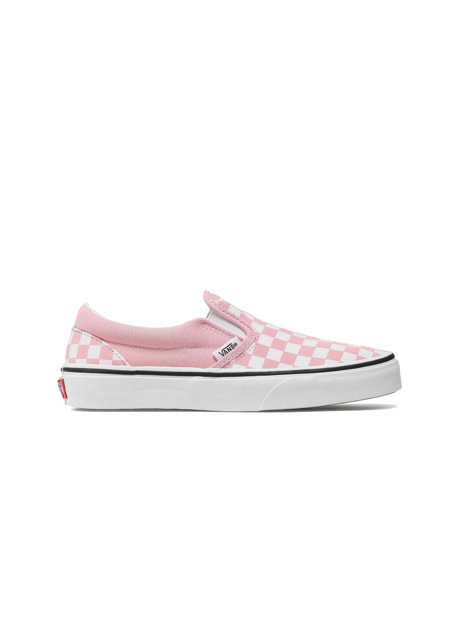 VANS Classic Slip-On Sneakers for Girls - Mini Checkerboard Style