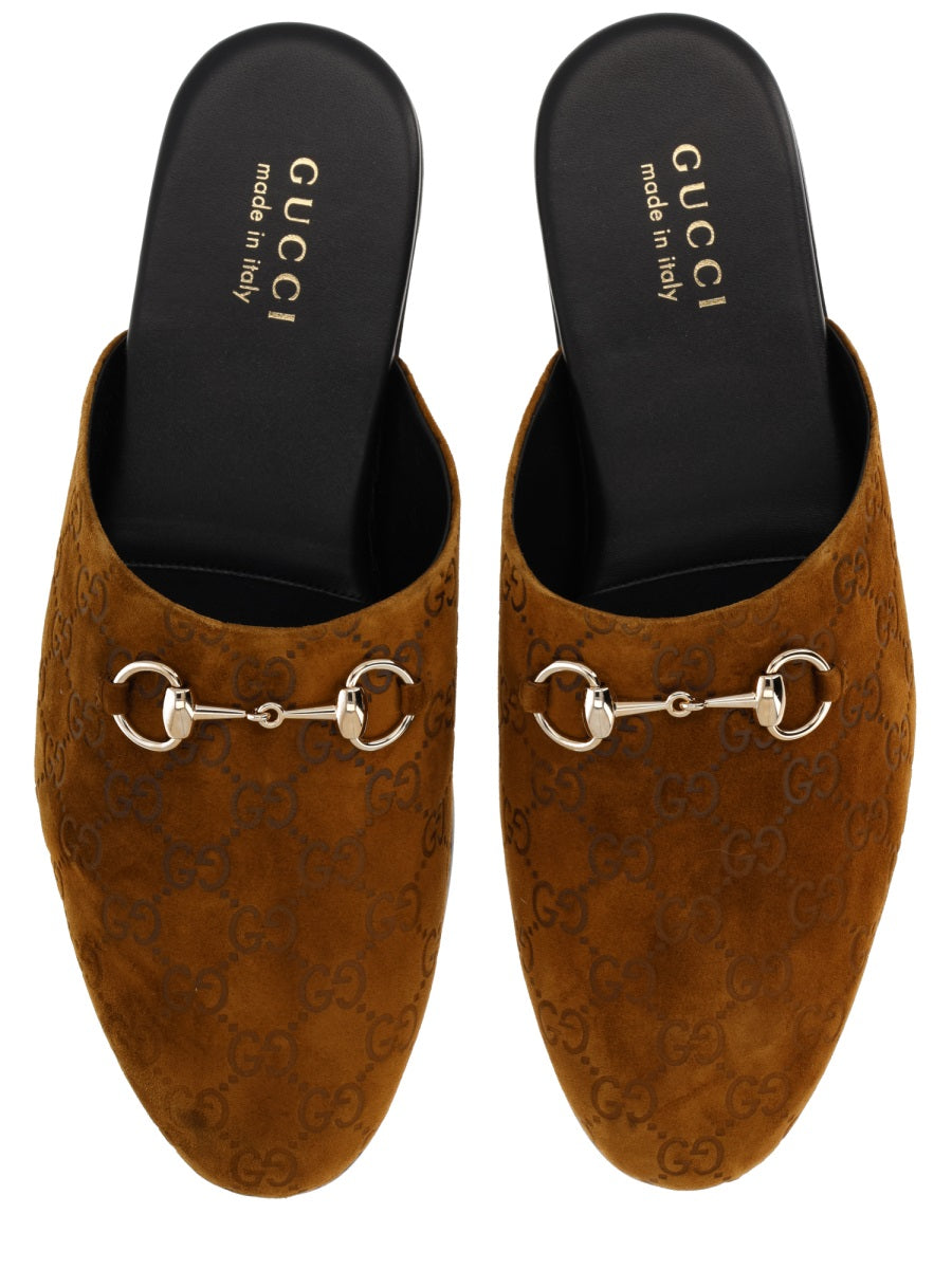 GUCCI Men's Calfskin Clamp Sandals