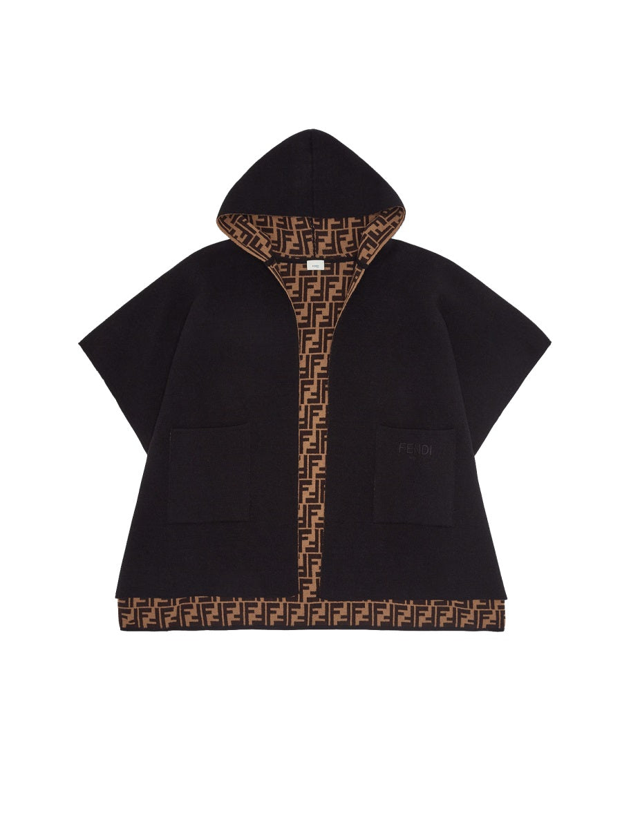 FENDI Kids' Multicolour Poncho for FW25