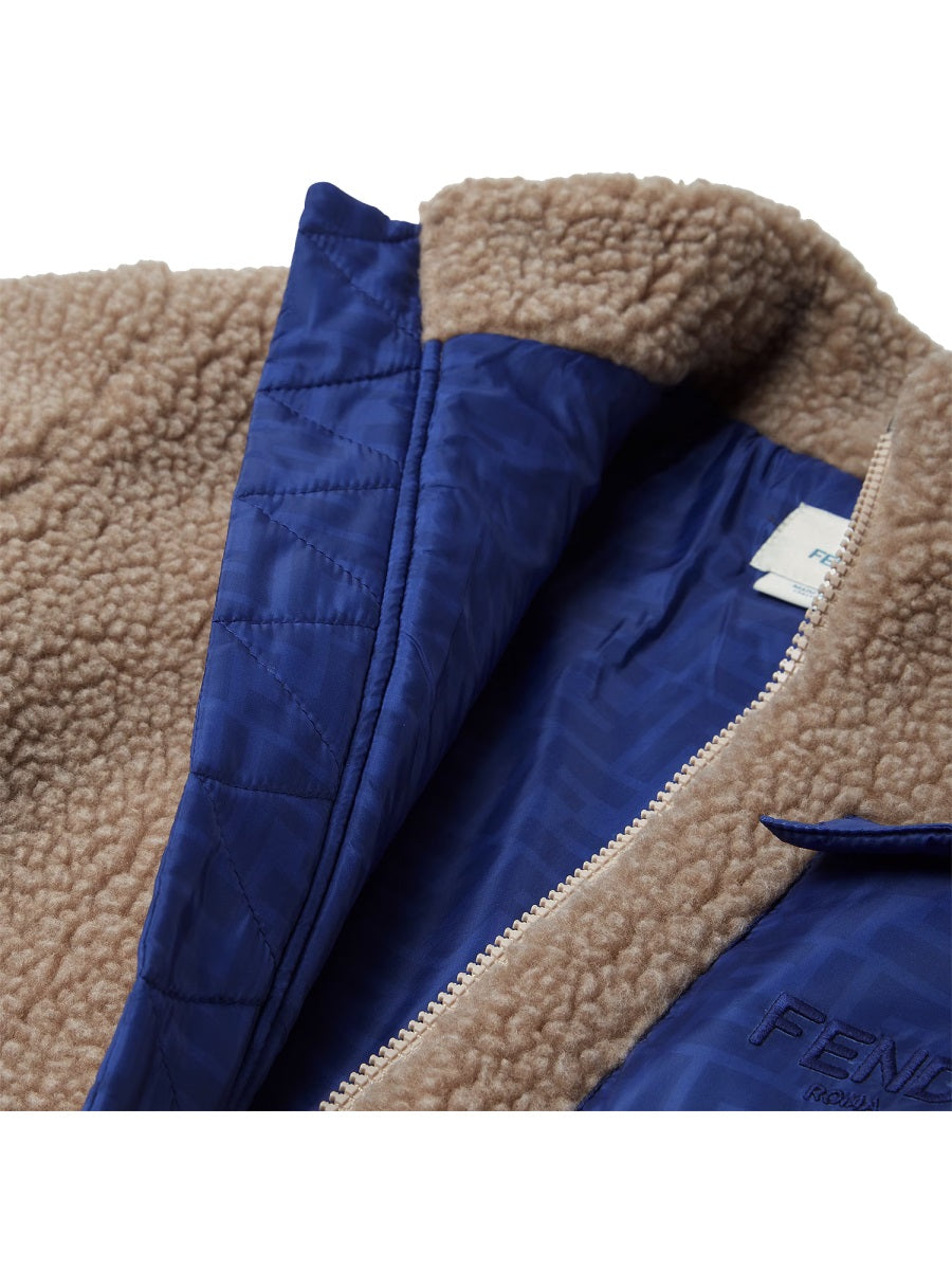 FENDI Mini Teddy Bear Jacket for Kids