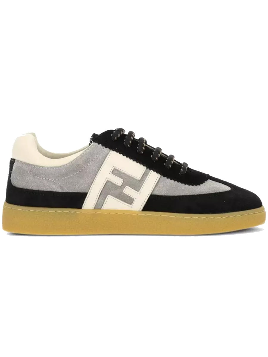FENDI Logo Leather Sneakers for Kids