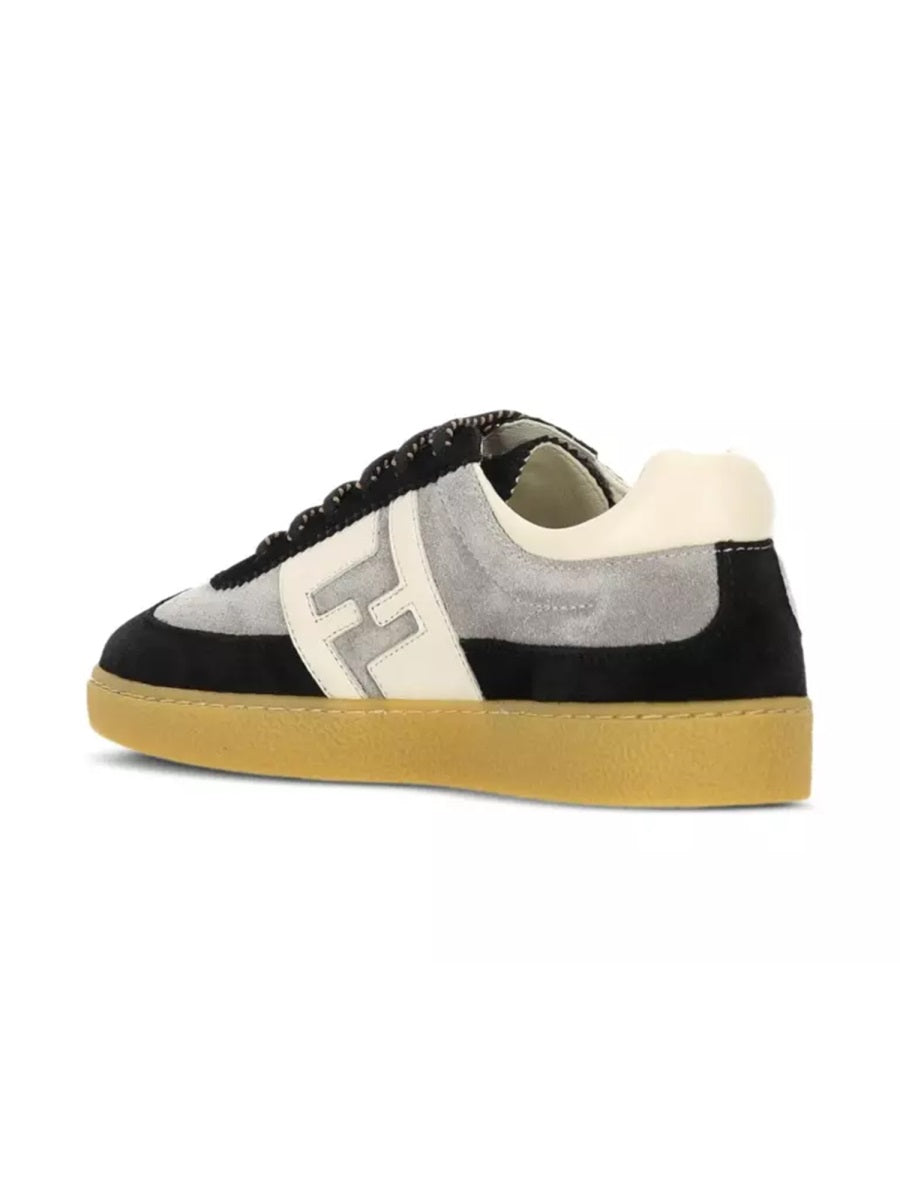 FENDI Logo Leather Sneakers for Kids