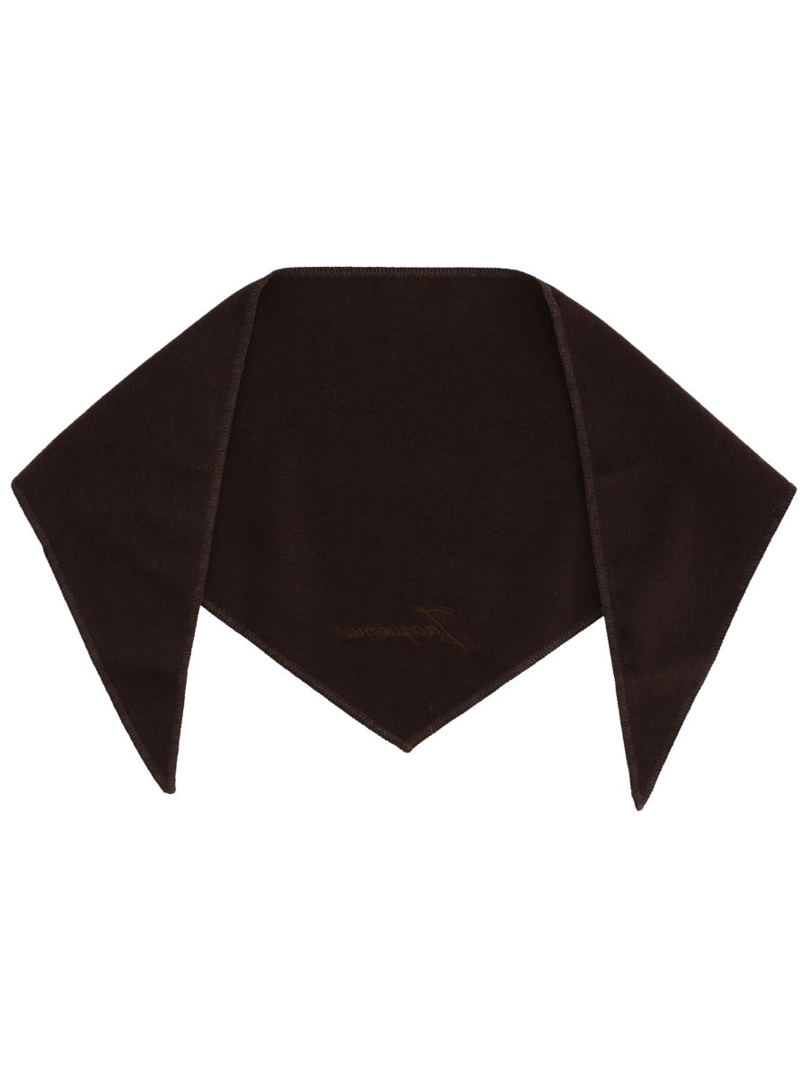 JACQUEMUS Cashmere Foulard Mini Scarf