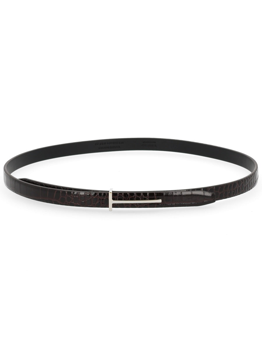 TOM FORD Sophisticated Leather Belt for Women - Fall/Winter 2025