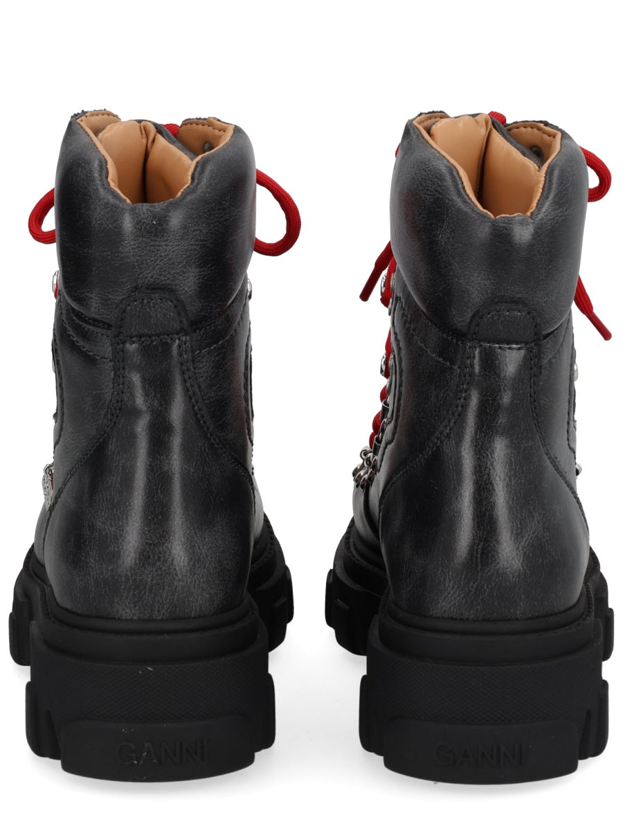 GANNI Eco-Friendly Hiking Boot for Women - FW25