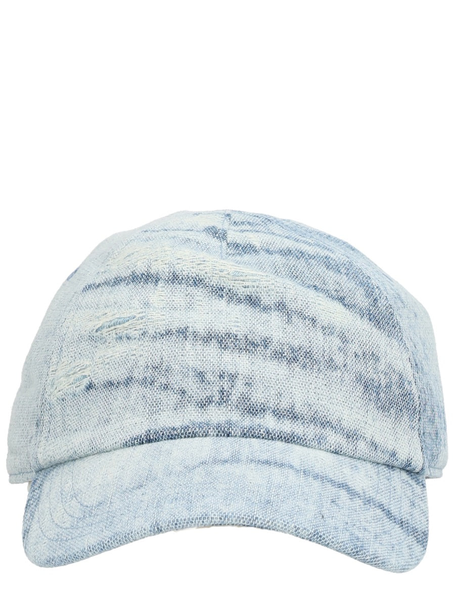 DIESEL Cotton Denim Hat for Men - FW25