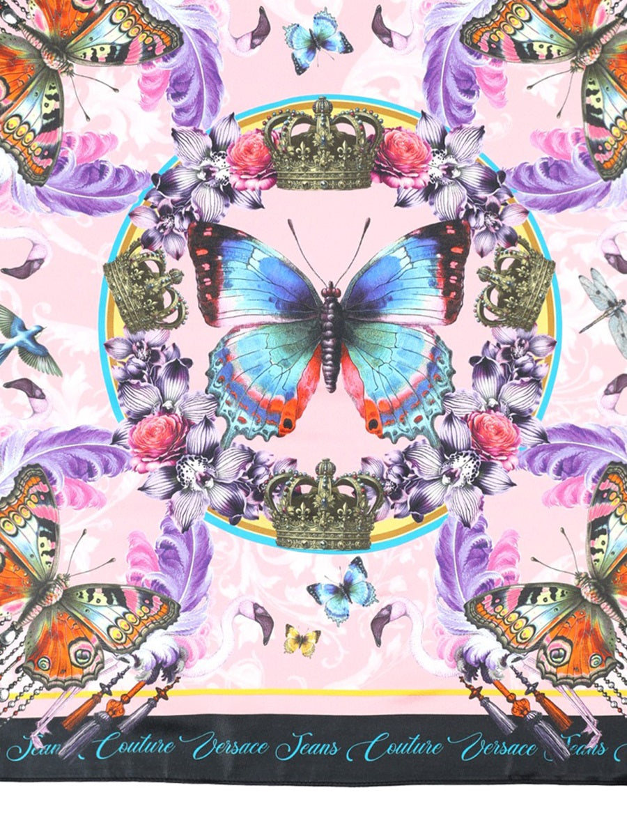 VERSACE JEANS COUTURE Chic Women's Mini Foulard Scarf