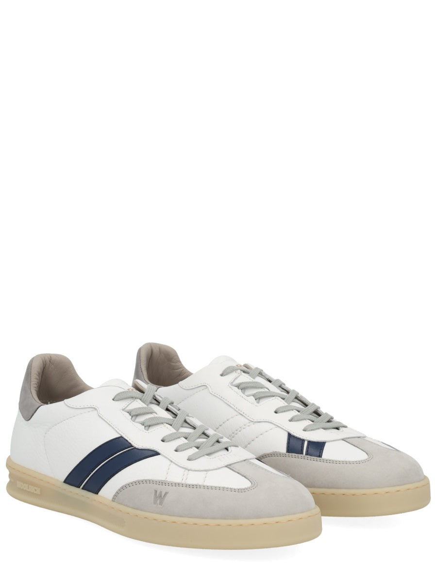 WOOLRICH Men's Premium Leather Sneakers