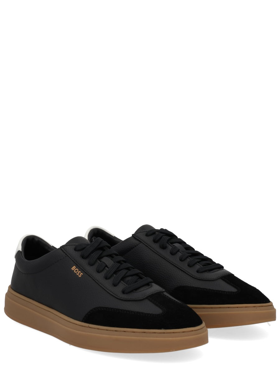 BOSS Men's Leather Sneakers