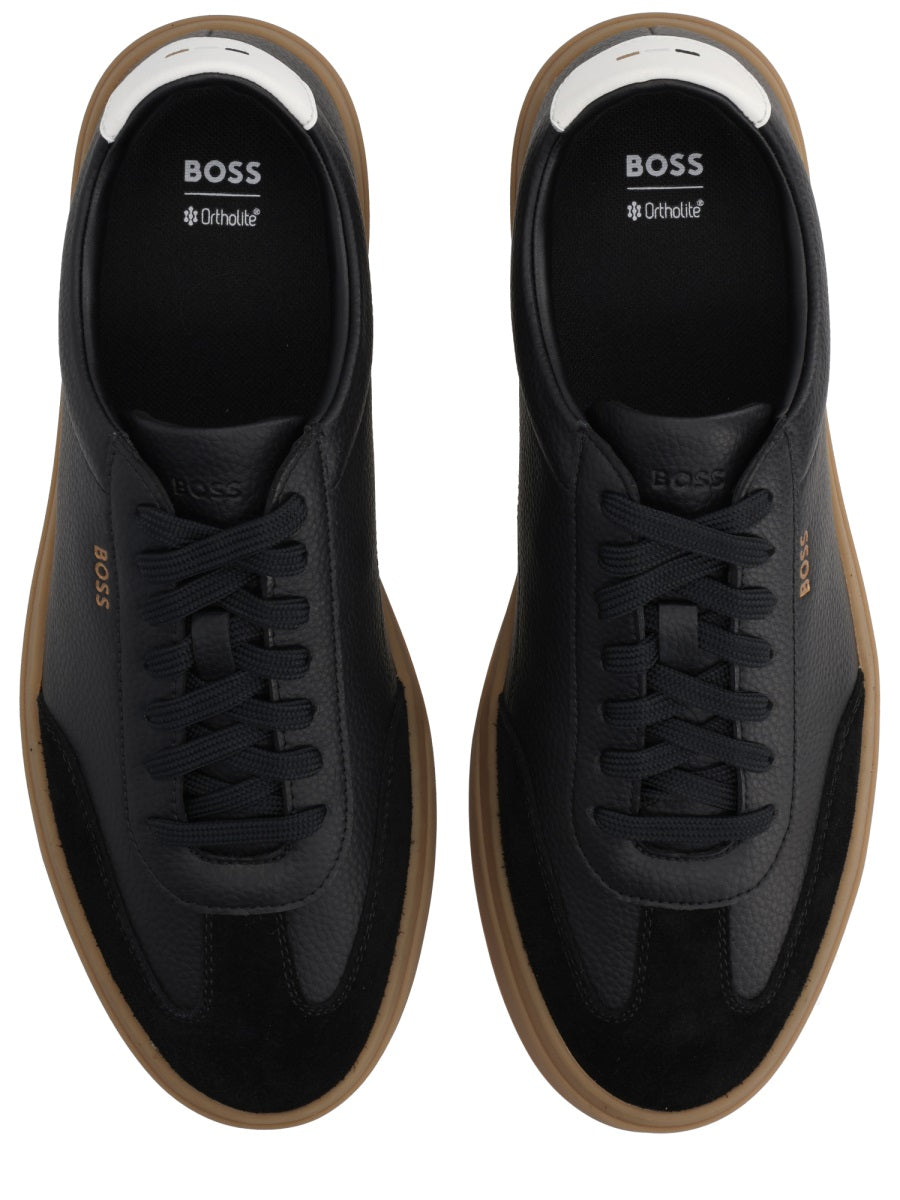 BOSS Men's Leather Sneakers