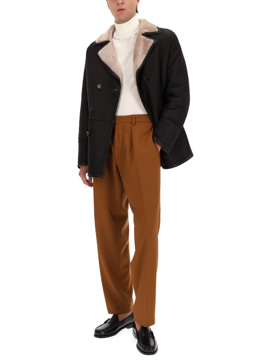 BOSS CAMEL Men's Stylish Trench Coat for FW25