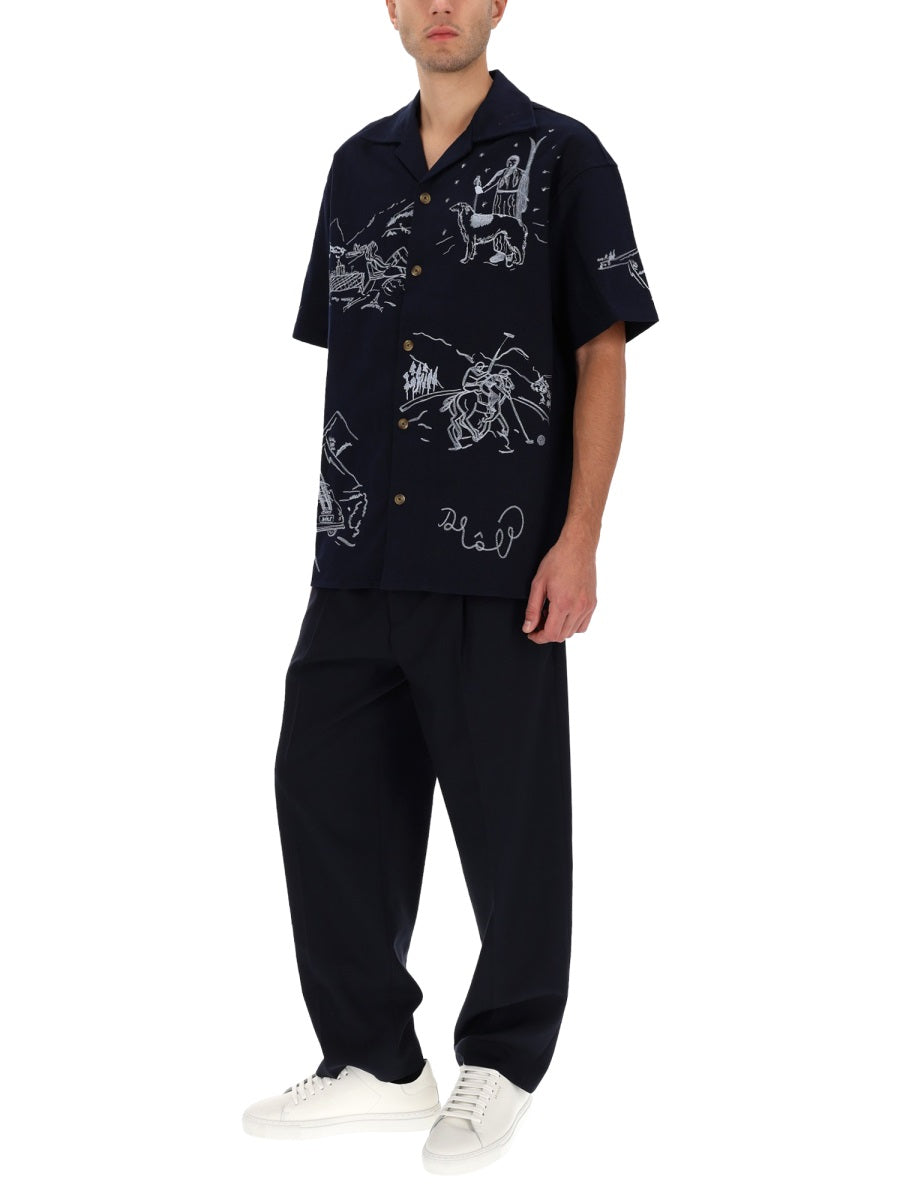 DRÔLE DE MONSIEUR Stylish Cotton Shirt for Men - FW25 Collection