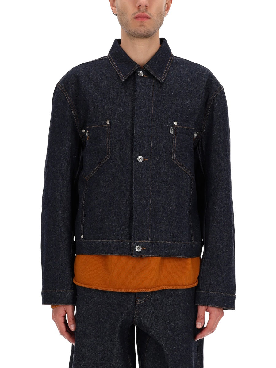 YMC Indigo Denim Jacket for Men - FW25 Collection