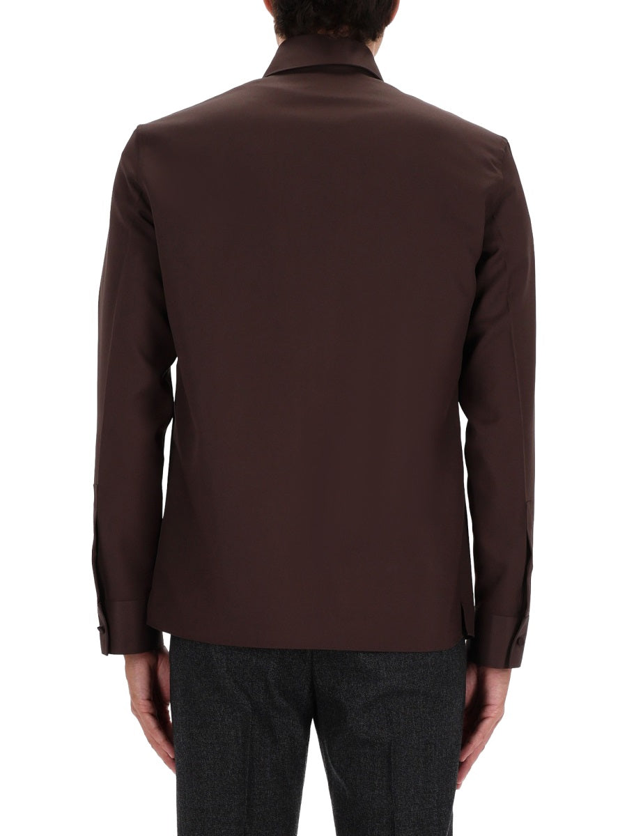 GUCCI Men's Regular Fit Shirt with Clamp - Size 50