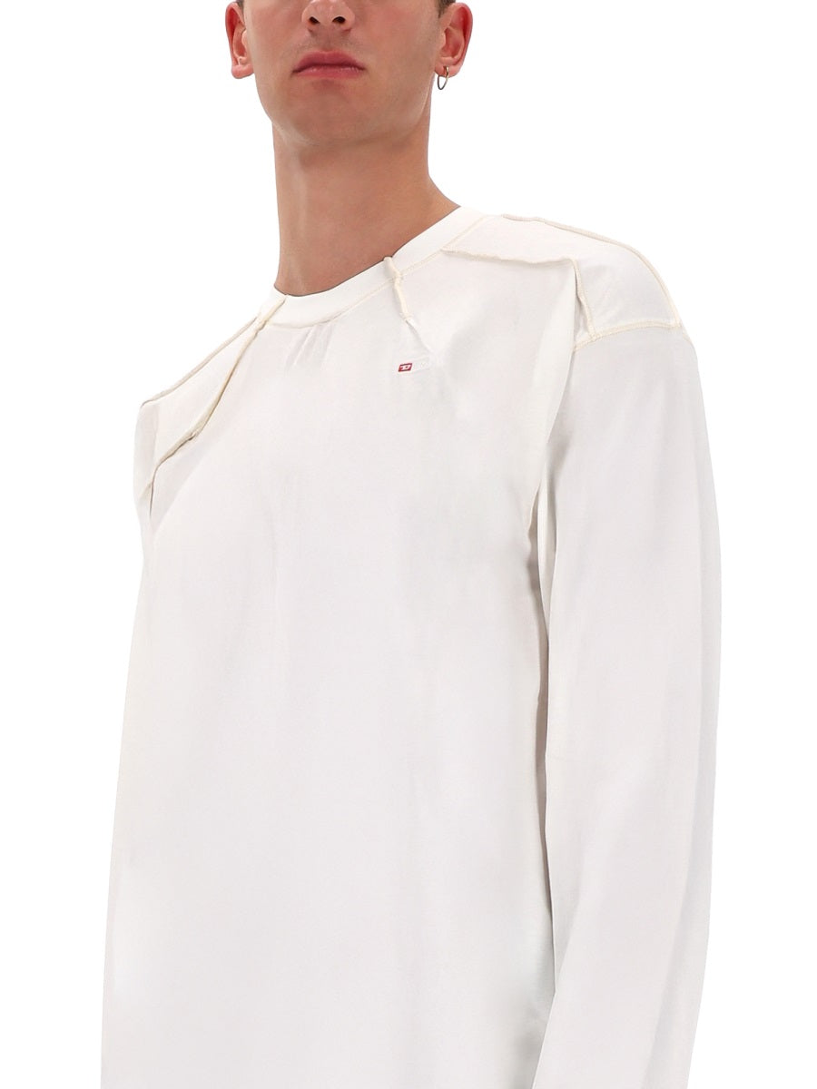 DIESEL Classic 100% Cotton T-Shirt for Men - FW25 Collection