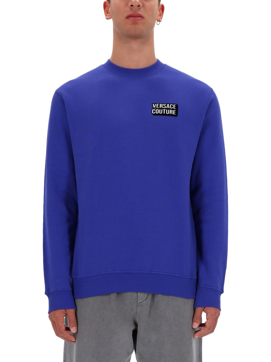 VERSACE JEANS COUTURE Casual Stylish Sweatshirt for Men - FW25 Collection