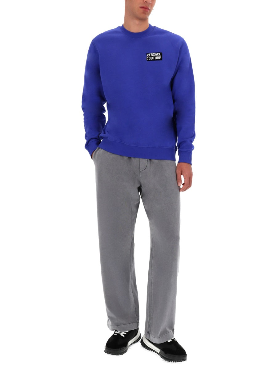 VERSACE JEANS COUTURE Casual Stylish Sweatshirt for Men - FW25 Collection