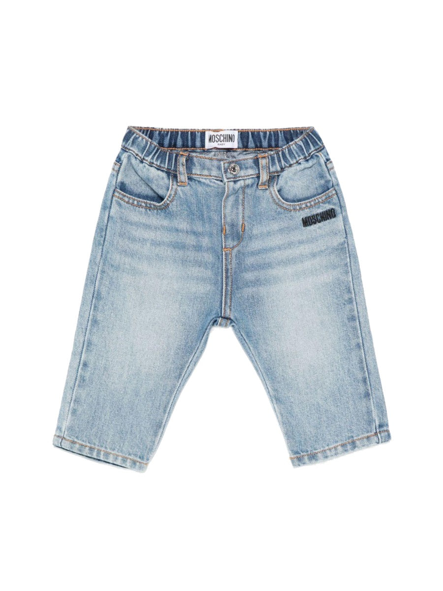 MOSCHINO Unisex Mini Trousers for Babies