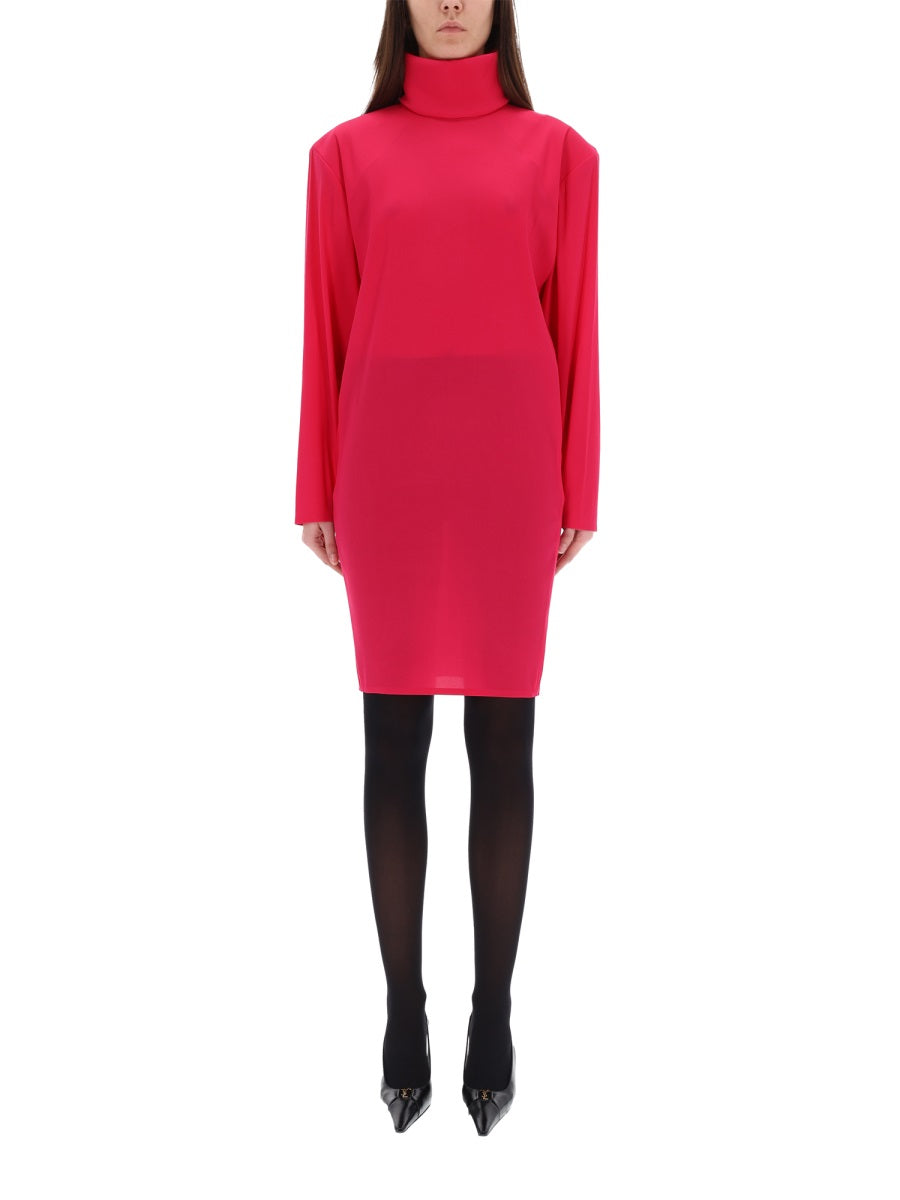 SAINT LAURENT Silk Mini Dress for Women - FW25 Collection