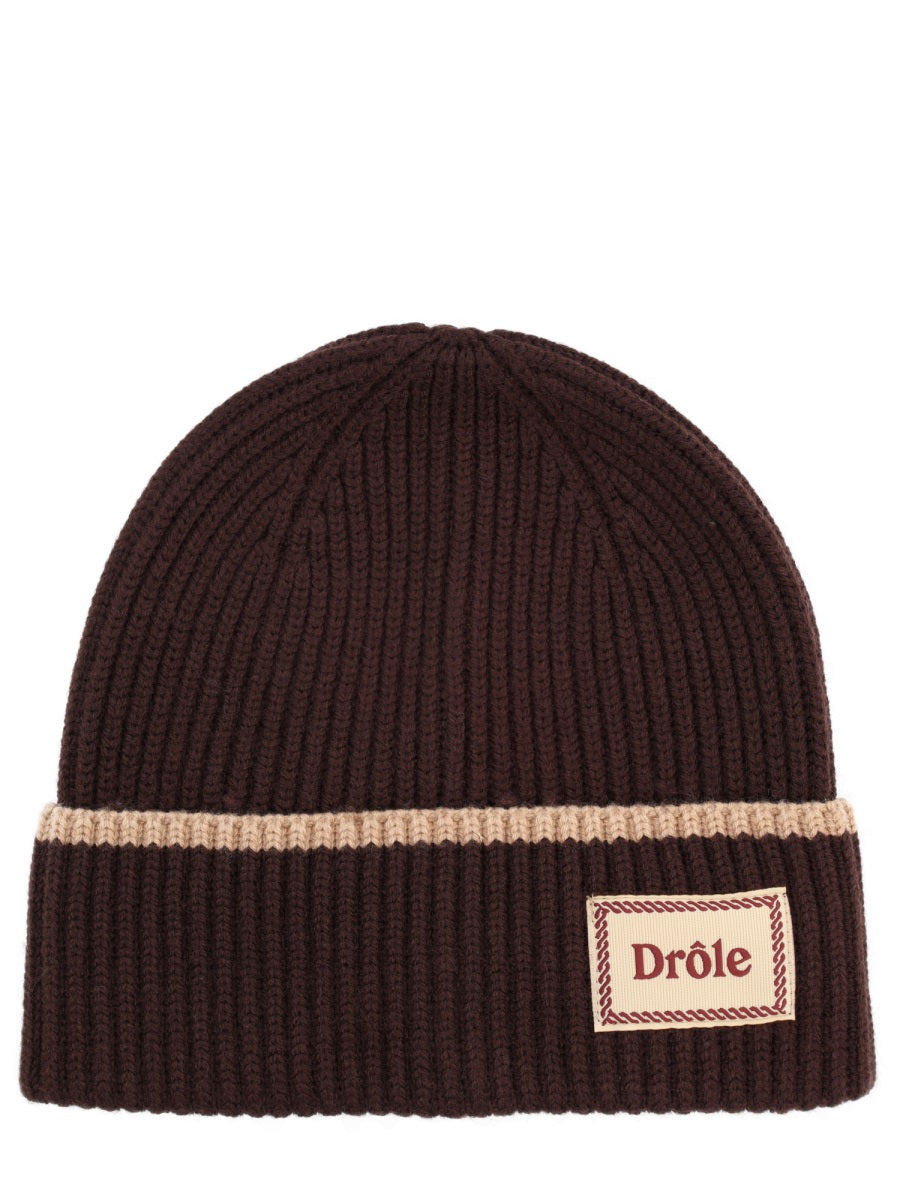 DRÔLE DE MONSIEUR Merino Wool Beanie for Men