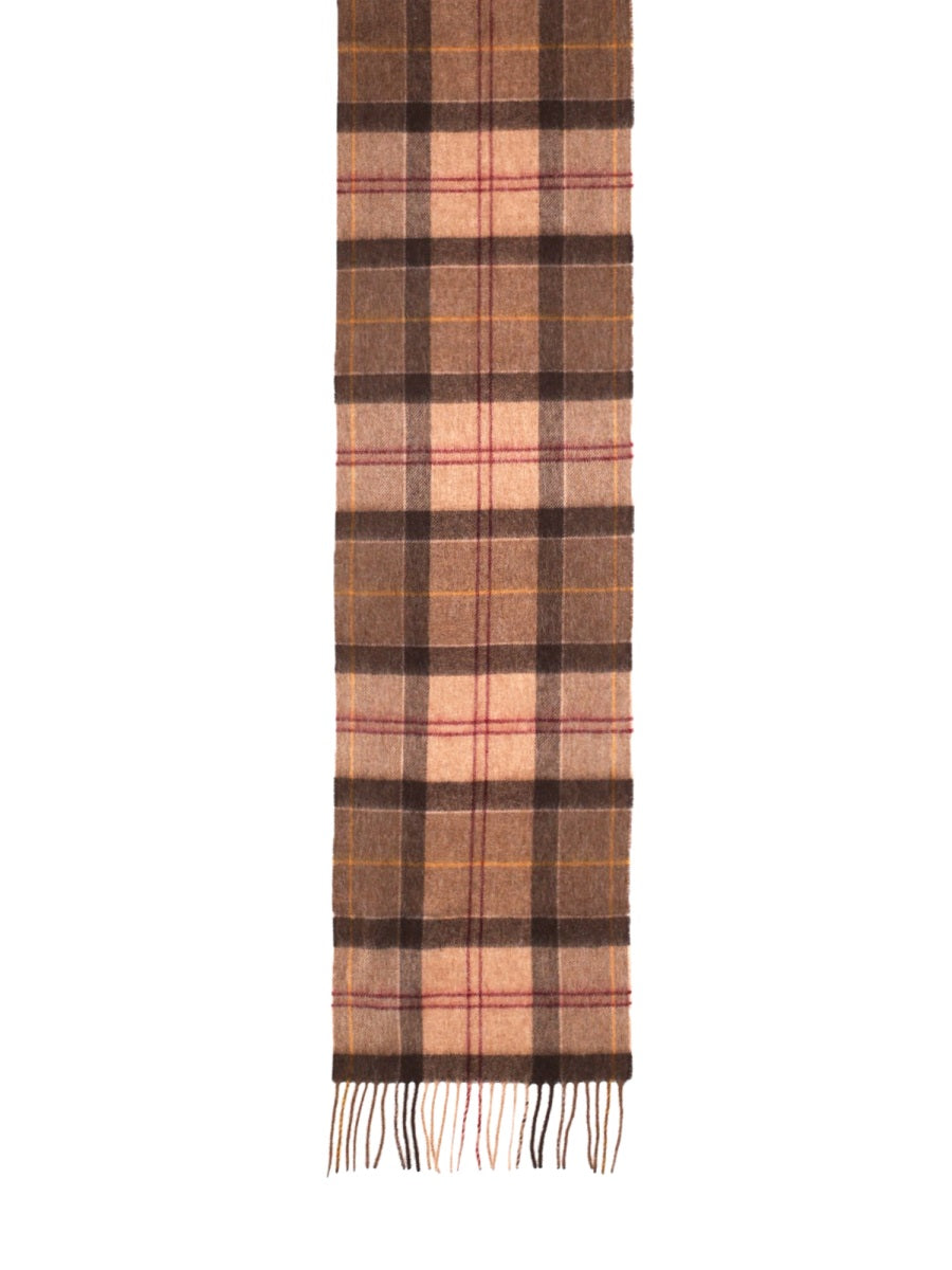 BARBOUR Tartan Scarf in Lamb Wool and Cashmere Blend