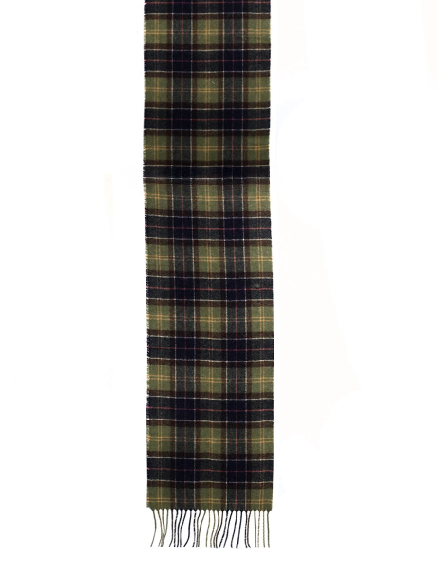 BARBOUR Classic Multicolour Wool Scarf